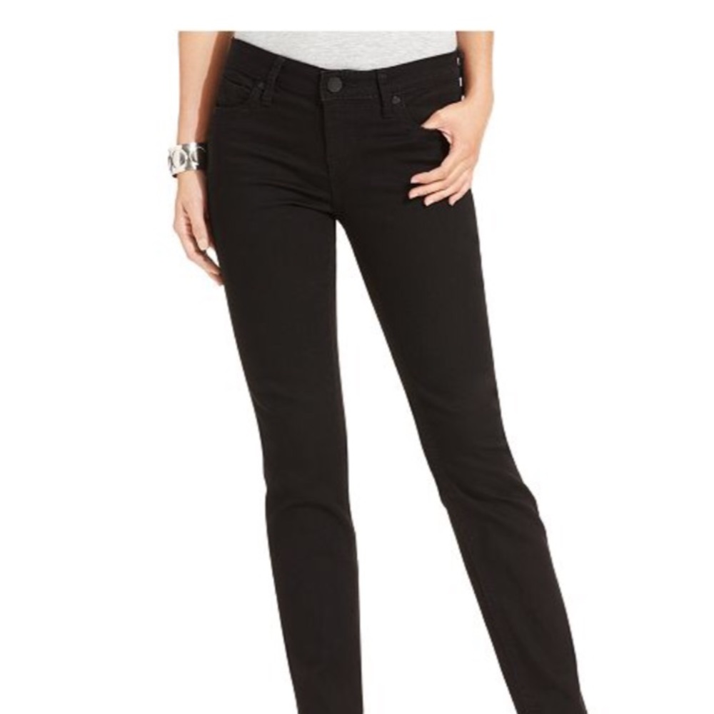 Kut Stevie straight leg black jeans